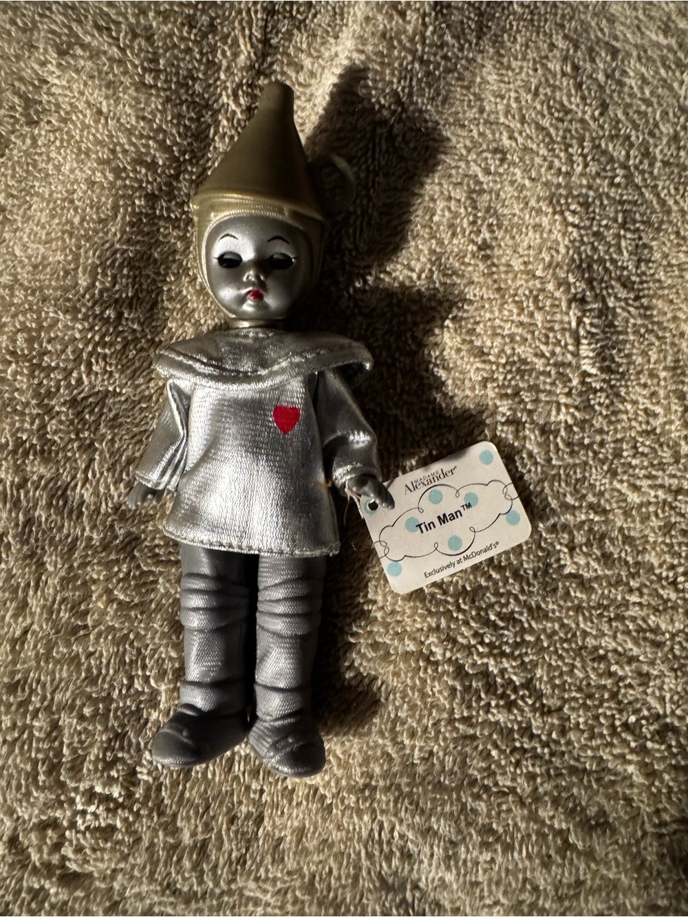 Silver Tin Man Madame Alexander McDonalds Wizard of Oz figurine